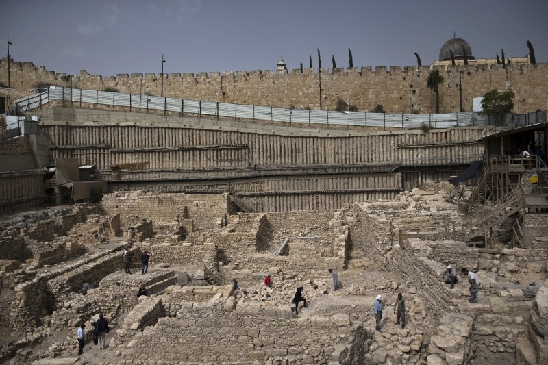 © Reuters. Descubren un fuerte griego, clave para la antigua Jerusalén