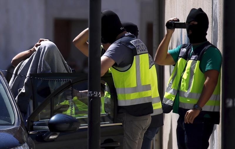 © Reuters. Dos detenidos en Barcelona por presunta relación con el Estado Islámico