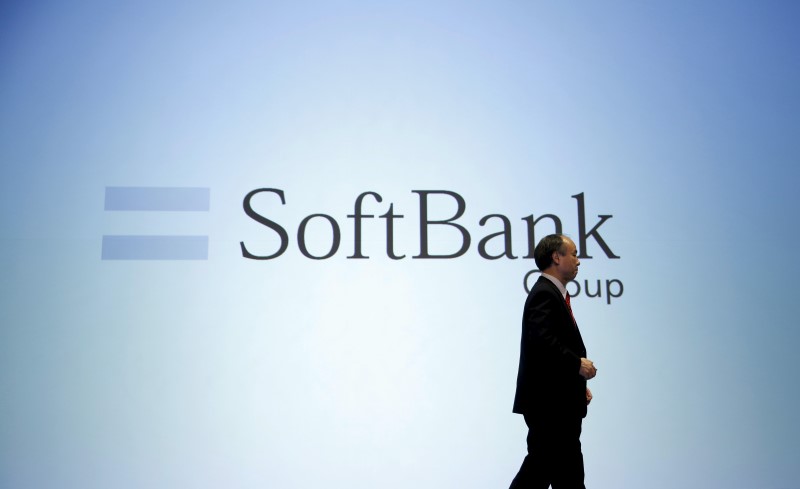 © Reuters. HAUSSE DE 39% DU BÉNÉFICE D'EXPLOITATION DE SOFTBANK