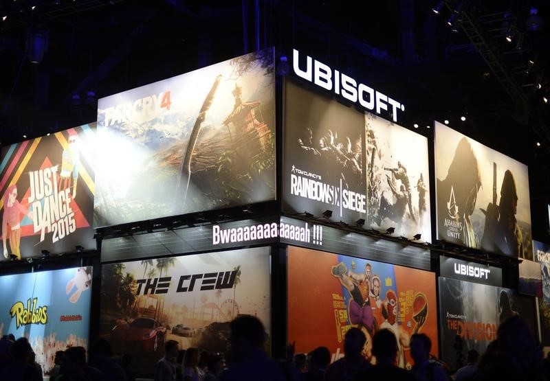 © Reuters. UBISOFT MAINTIENT SES OBJECTIFS ANNUELS