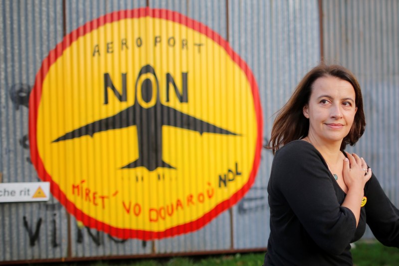 © Reuters. EELV SOUTIENT LES OPPOSANTS AU PROJET D'AÉROPORT À NOTRE-DAME-DES-LANDES