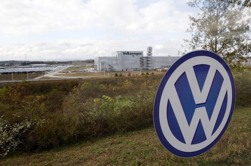 © Reuters. Un impianto Volkswagen 