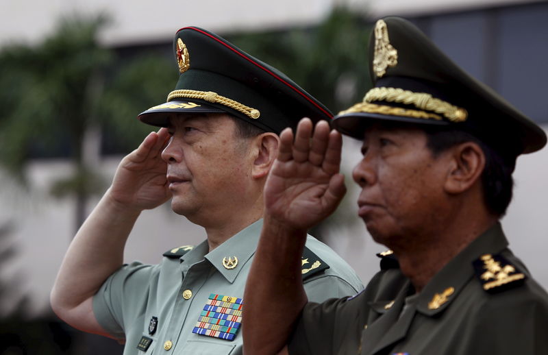 © Reuters. الصين تزود كمبوديا بمعدات مضادة للطائرات في مساعدات عسكرية جديدة