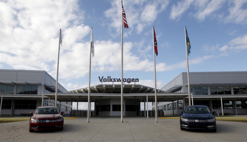 © Reuters. The Volkswagen Chattanooga Assembly Plant in Chattanooga