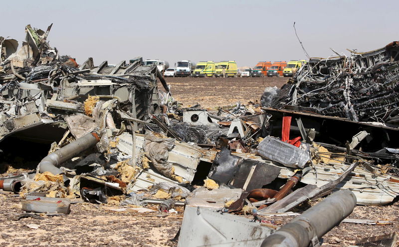 © Reuters. مصادر أمريكية: مسؤولون روس يرون أن قنبلة أسقطت الطائرة في سيناء
