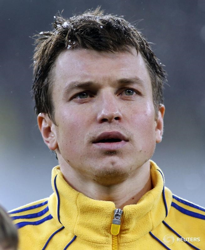 © Reuters. لاعب الوسط روتان يغيب عن أوكرانيا أمام سلوفينيا بسبب الاصابة