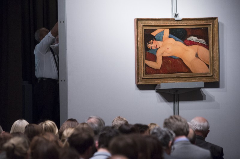© Reuters. Un modigliani alcanza el segundo mayor precio por una obra de arte