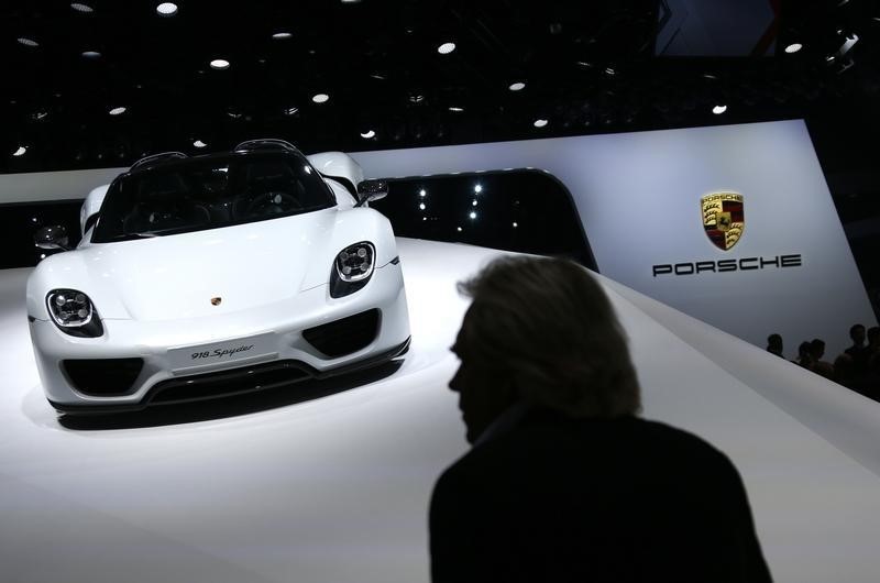 © Reuters. PORSCHE SE AFFECTÉ PAR LE SCANDALE VOLKSWAGEN