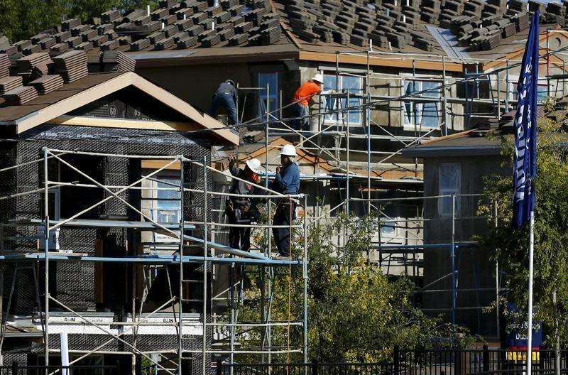 © Reuters. A D.R. Horton home building project is pictured in San Marcos, California