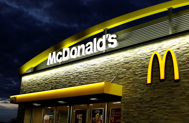 © Reuters. MCDONALD'S NE COMPTE PLUS SCINDER SES ACTIFS DANS L'IMMOBILIER