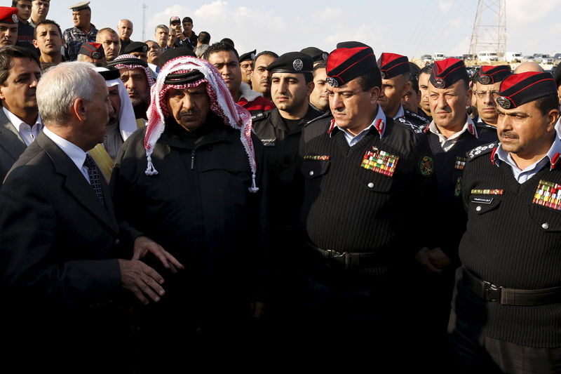 © Reuters. ثلاثة قتلى في هجوم الأردن كانوا يعملون بشركة أمن أمريكية