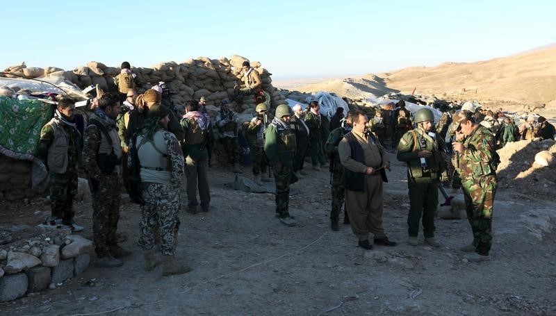 © Reuters. متحدث: مستشارون عسكريون أمريكيون يقدمون المشورة للأكراد في هجوم سنجار