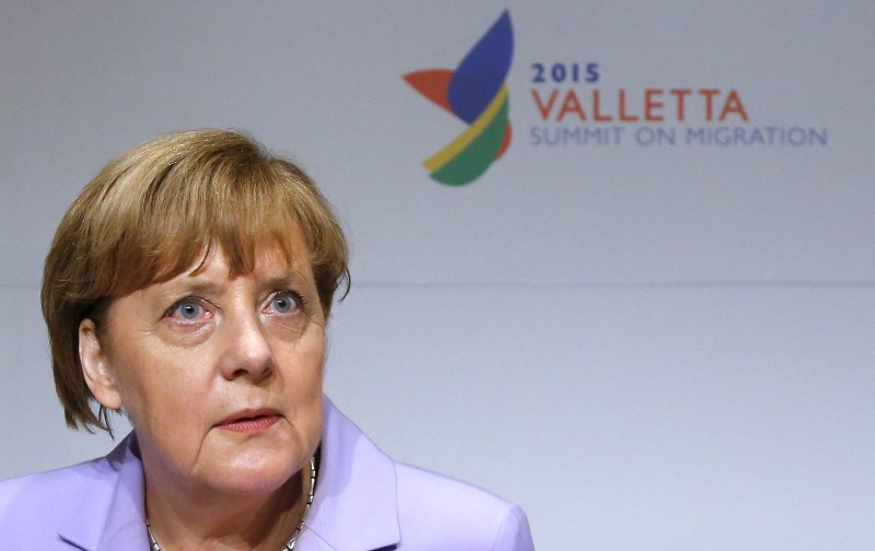 © Reuters. German Chancellor Merkel takes part in an informal meeting of European Union heads of state and government in Valletta