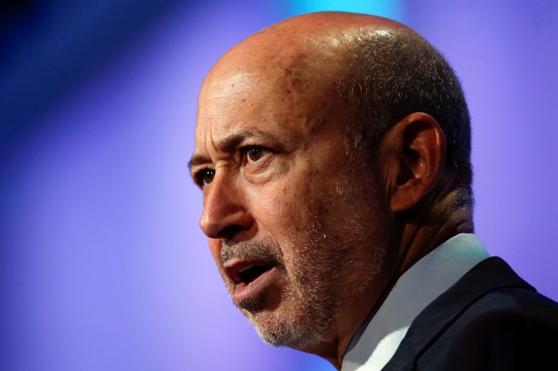 © Reuters. Goldman Sachs Group, Inc. Chairman and Chief Executive Officer Lloyd Blankfein speaks during the plenary session titled "Equality for Girls and Women: 2034 Instead of 2134 ?" at the Clinton Global Initiative 2014 (CGI) in New York