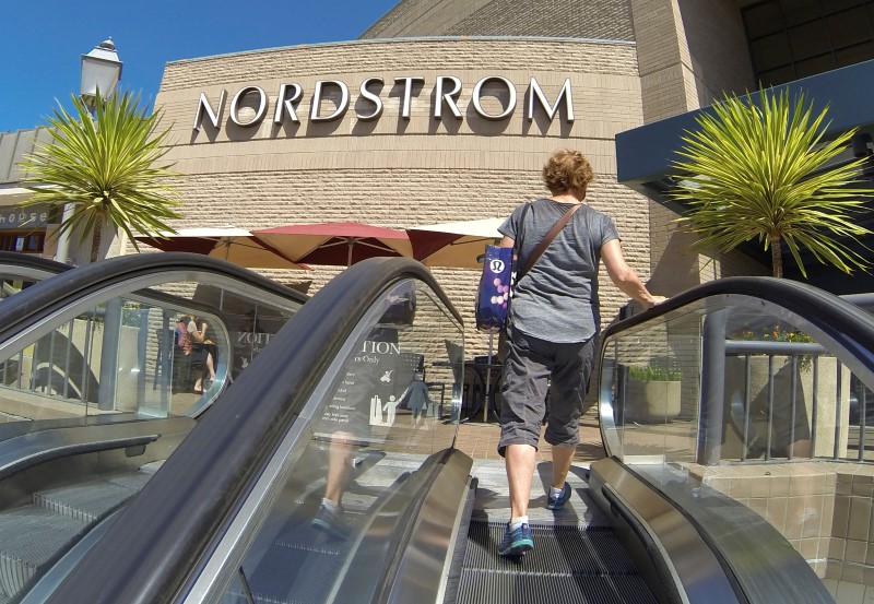 © Reuters. Nordstrom department store is shown at a shopping center in San Diego, California