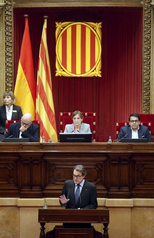 © Reuters. El no a una Cataluña independiente supera en un punto al sí, según un sondeo