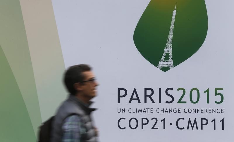 © Reuters. PARIS ET WASHINGTON POUR UN ACCORD AMBITIEUX ET DURABLE LORS DE LA COP21