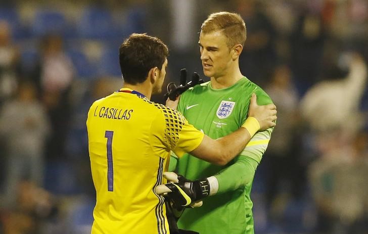 © Reuters. España vence 2-0 a Inglaterra en amistoso preparatorio para Eurocopa
