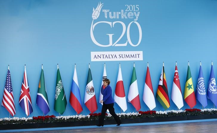 © Reuters. مسودة: قادة مجموعة العشرين يتفقون على اعتبار المهاجرين مشكلة عالمية