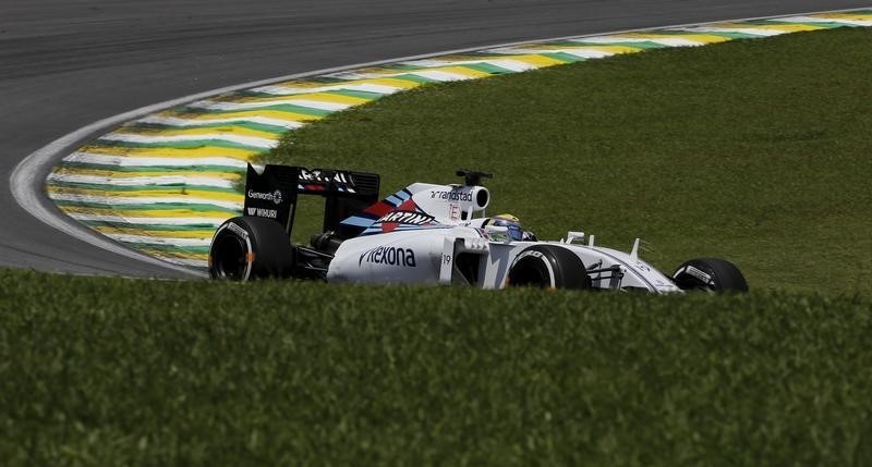 © Reuters. إلغاء نتيجة ماسا سائق وليامز في سباق البرازيل للسيارات