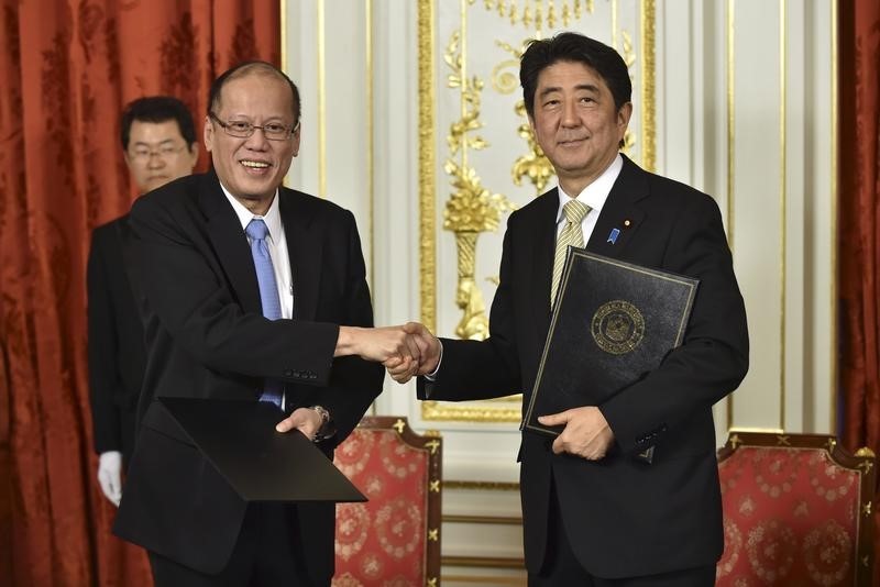 © Reuters. مصادر:طوكيو ومانيلا ستتفقان على إطار عمل لمساعدات عسكرية يابانية