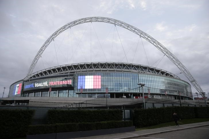 © Reuters. Francia quiere jugar amistoso ante Inglaterra por razones simbólicas