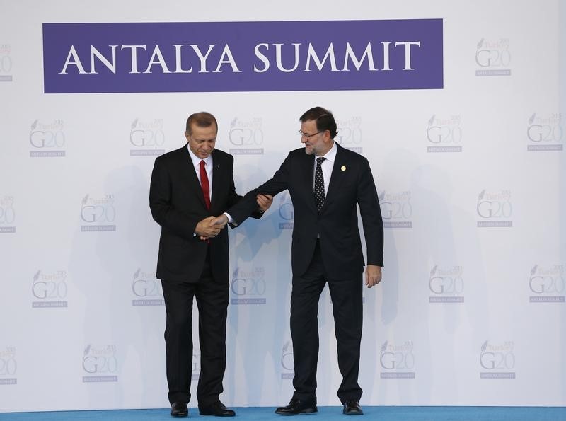 © Reuters. Rajoy insta a un consenso internacional para acabar con el EI en Siria