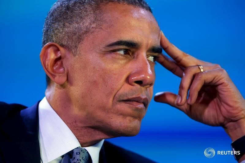 © Reuters. البيت الابيض:اوباما سيعترض على مقترح باجراء فحص اضافي على اللاجئين 