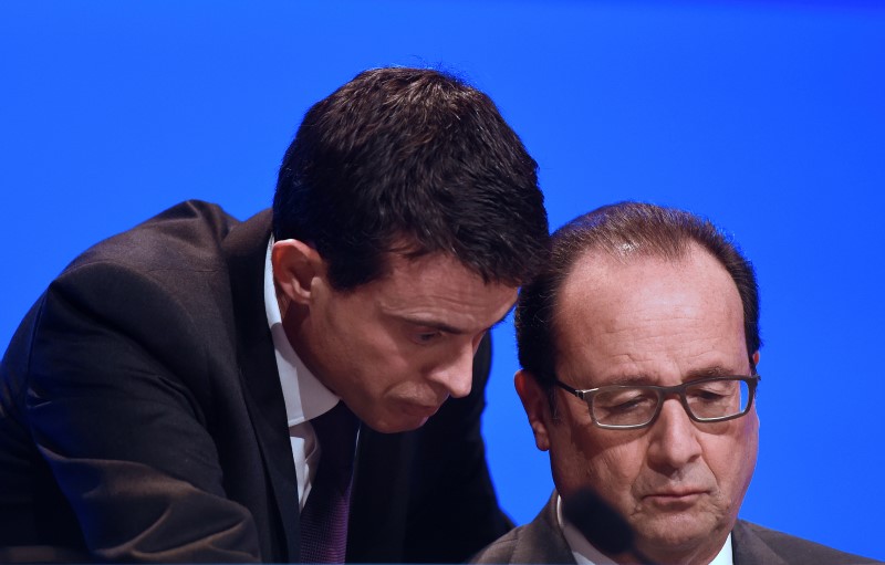 © Reuters. El francés Valls dice no puede descartarse el riesgo de armas químicas