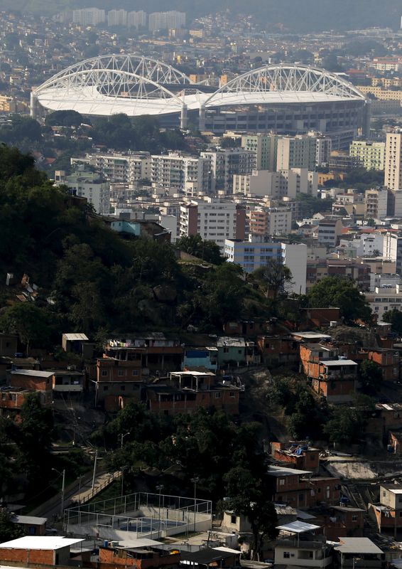 © Reuters. Vista geral do Estádio Olímpico do Rio de Janeiro