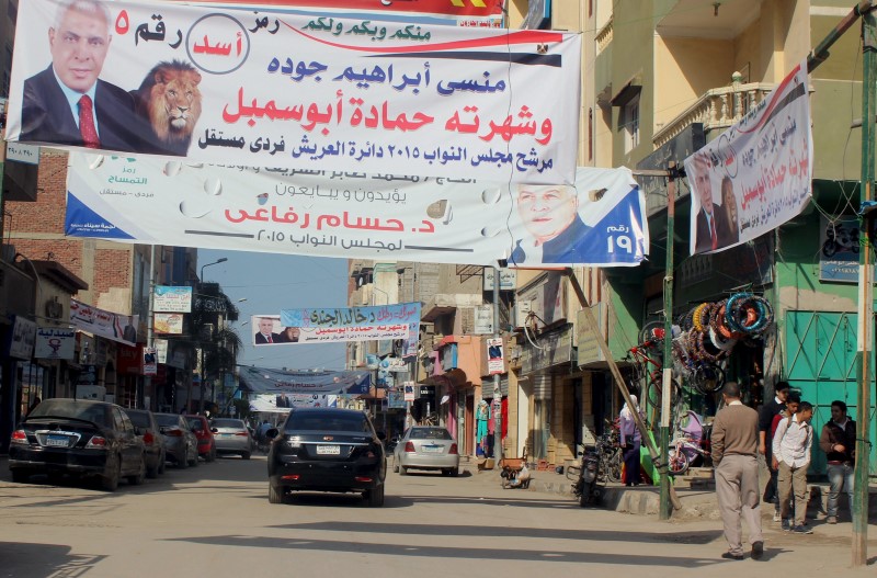 © Reuters. الانتخابات مسألة حياة أو موت في شمال سيناء المصرية