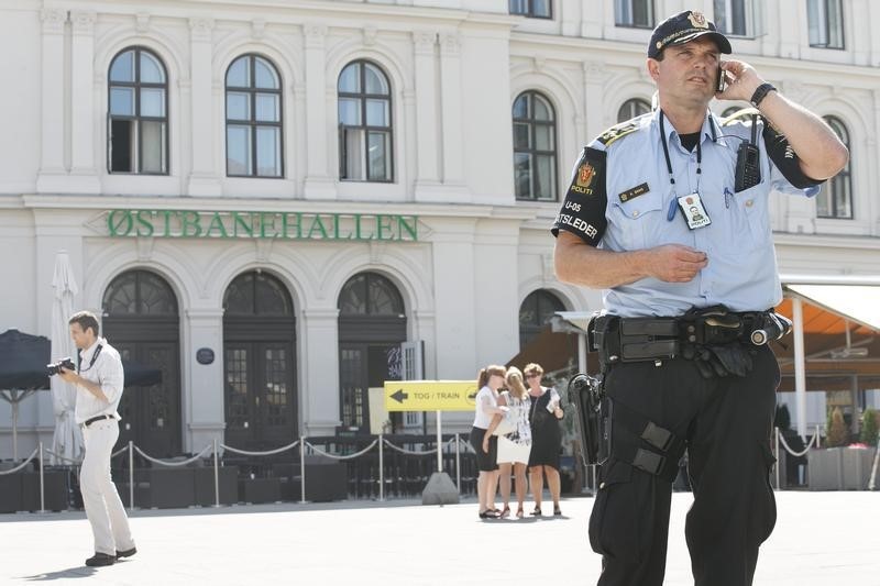 © Reuters. مصرف نرويجي يخلي مقره لفترة وجيزة إثر تهديد بوجود قنبلة