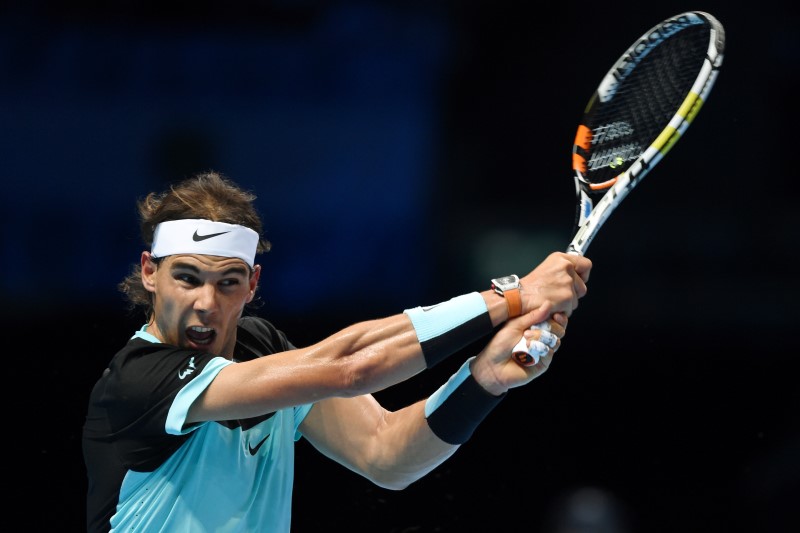 © Reuters. Nadal derrota a Ferrer en el Masters de la ATP