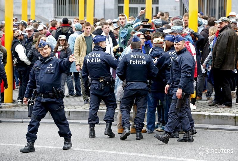 © Reuters. بلجيكا ترفع التأهب في بروكسل لأعلى مستوى