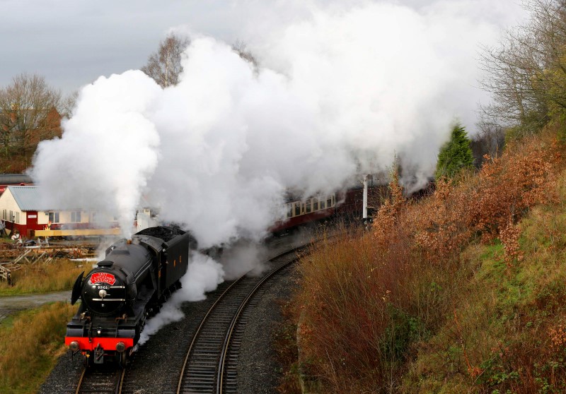 © Reuters. La legendaria locomotora a vapor "Flying Scotsman" volverá a funcionar en Reino Unido