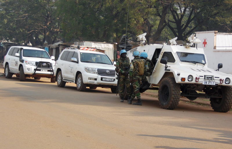 © Reuters. الكونجو تسحب جنودها من قوة حفظ السلام الدولية في أفريقيا الوسطى