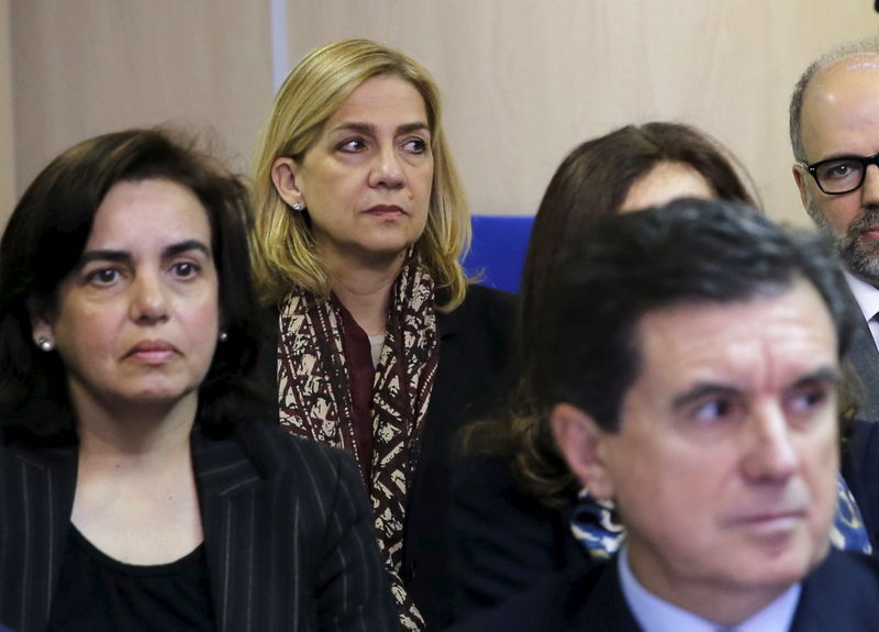 © Reuters. Arranca el juicio contra la infanta Cristina y su marido por fraude fiscal
