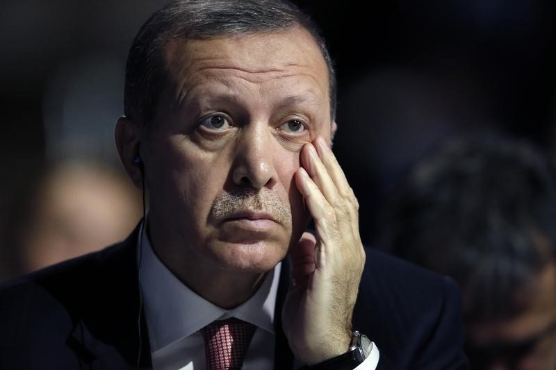 © Reuters. Il presidente turco Tayyip Erdogan 