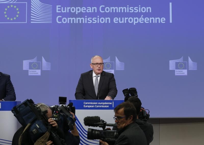 © Reuters. UE inicia procedimiento preliminar a Polonia por posible violación de normas