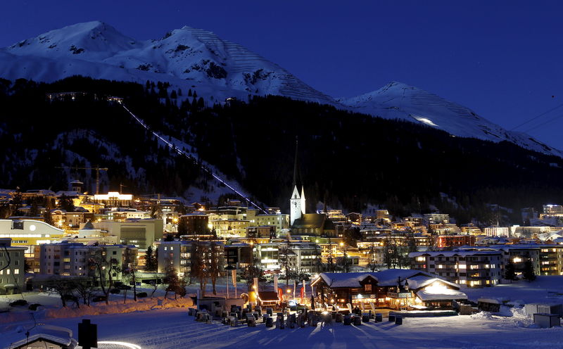 © Reuters. File photo of the Swiss mountain resort of Davos