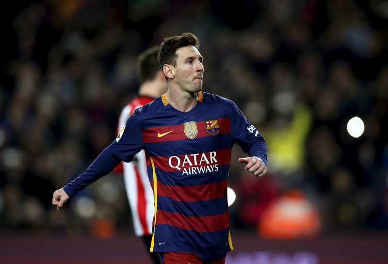 © Reuters. Messi se someterá a pruebas médicas por sobrecarga muscular