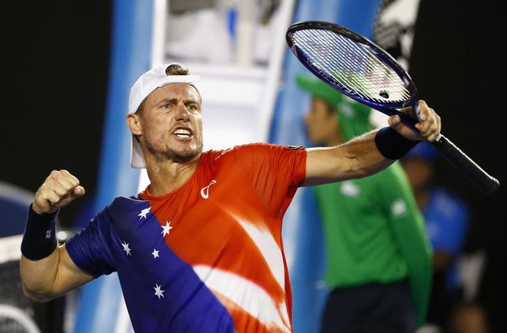 © Reuters. هيويت قد يودع عالم التنس عند مواجهته لفيرير