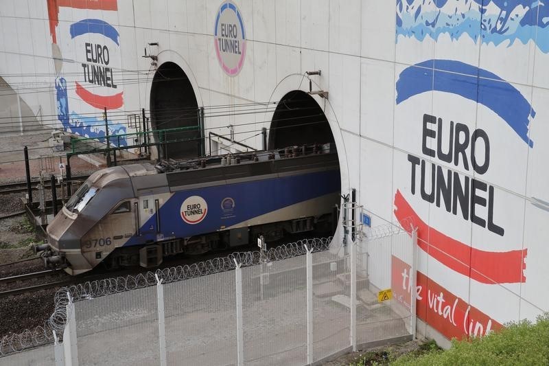 © Reuters. HAUSSE DE 1% DES VENTES D'EUROTUNNEL AU 4E TRIMESTRE