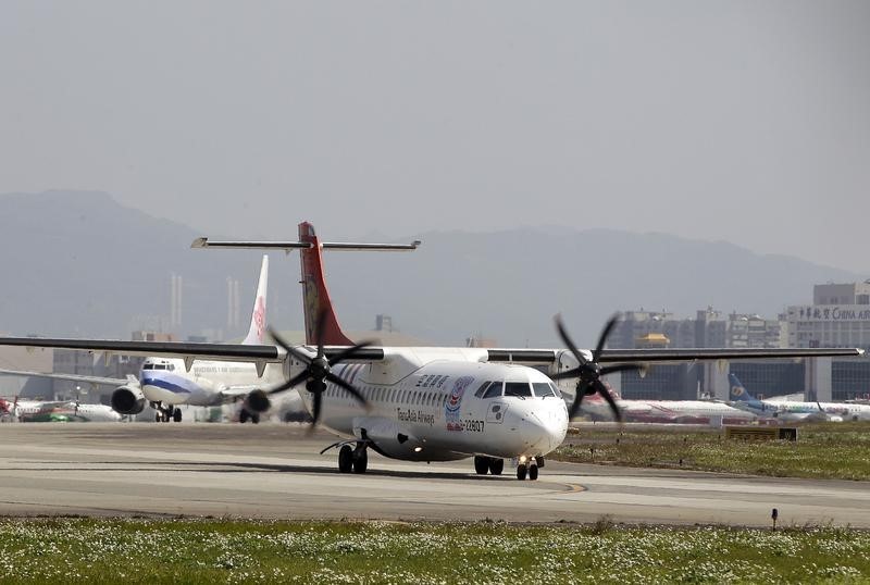 © Reuters. ATR N'A PAS ATTEINT SON OBJECTIF DE COMMANDES EN 2015