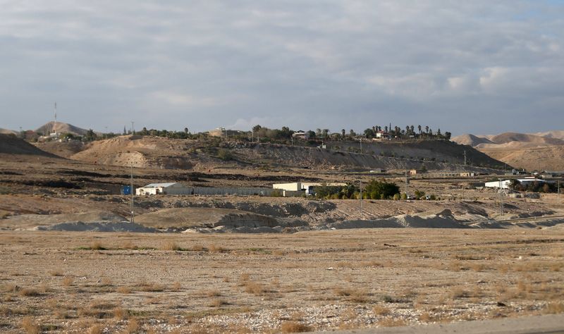 © Reuters. Vale do Jordão perto da cidade de Jericó, na Cisjordânia