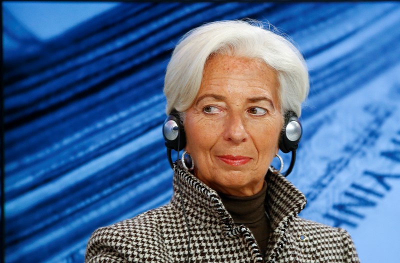 © Reuters. CHRISTINE LAGARDE CANDIDATE À SA SUCCESSION AU FMI