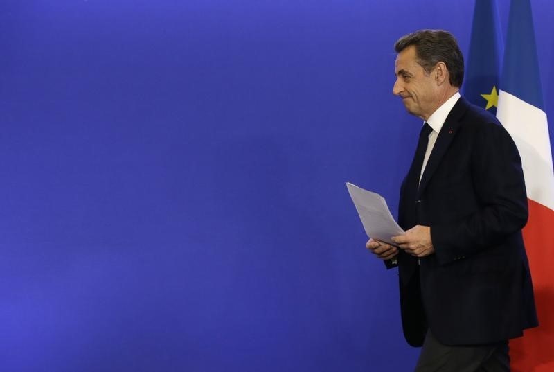 © Reuters. NICOLAS SARKOZY RECONNAÎT DES "ERREURS" LORS DE SON QUIQUENNAT