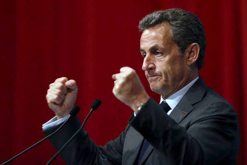 © Reuters. Ex-presidente francês Nicolas Sarkozy