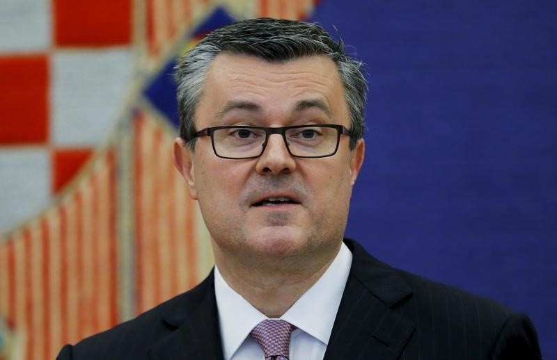 © Reuters. البرلمان الكرواتي يوافق على حكومة جديدة تمثل يمين الوسط