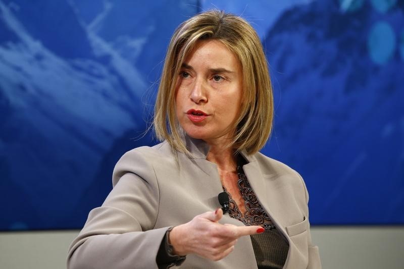 © Reuters. Mogherini entiende que la UE debe apoyar más a Turquía en el asunto de los refugiados